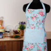Quality home textiles Cotton Sophia With Micro Check Pocket Free Size Apron Pack Of 1