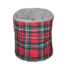 Cotton Red Green Check Fruit Basket