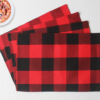 Cotton Big Check Table Placemats