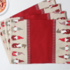 Cotton Gnomo Border Two Side Table Placemats