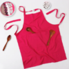 Quality home textiles Cotton Solid Rose Free Size Apron
